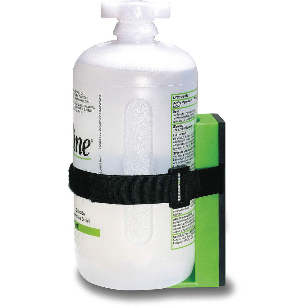 Sperian® by Honeywell 32-000435-0000 Universal Bottle Mounting Bracket With Expandable Strap, For Use With All Personal Eyewash Bottle and Competitor Bottle, Specifications Met: ANSI Z358.1