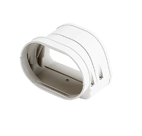 ADAPTER FOR FLEXIBLE ELBOW 4.5IN WHITE