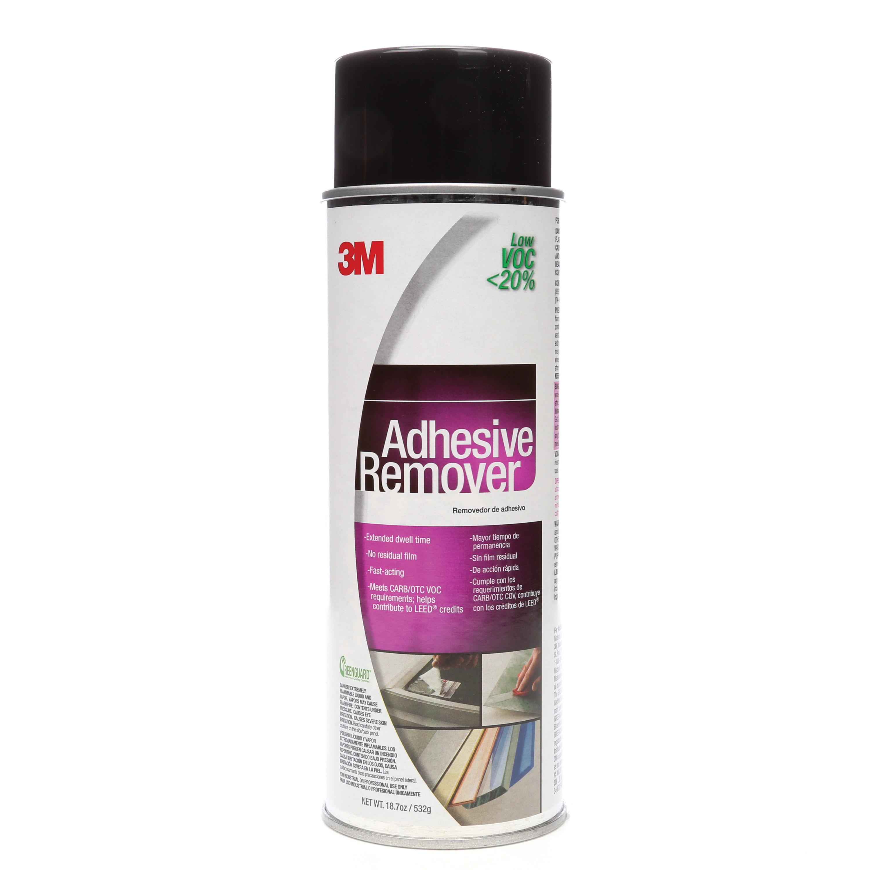 3M™ 7000121420 Adhesive Remover, 24 fl-oz Container Aerosol Can Container, Mild Solvent Odor/Scent, Clear, Liquid Form