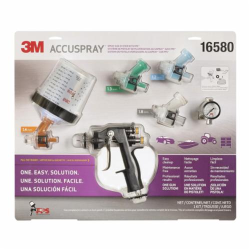 3M™ 7100099202 All-in-One Handheld Spray Gun System Kit