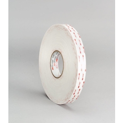 3M™ 7000123345 Pressure Sensitive Tape, 72 yd L x 1 in W, 0.025 in THK, General Purpose Acrylic Adhesive, White