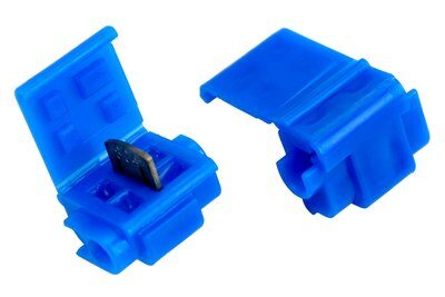 Scotchlok™ 7100167045 Flame-Retardant Moisture-Resistant Self-Stripping Electrical Connector, 14 AWG (Tap)/18 to 16 AWG (Run) Wire Stranded Wire, Brass
