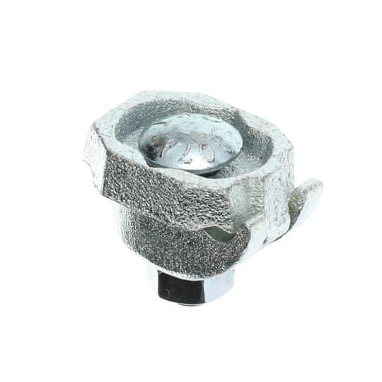 Blackburn® E-Z Ground® 10102-TB Grounding Clamp, 8 to 2 AWG Solid/Stranded Conductor, Malleable Iron, Zinc Plated