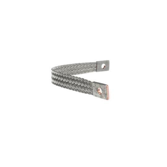 Boreal™ FBD16-1 1-Hole Extra Flexible Flat Braid Connector, 30 AWG, 0.438 in Mounting Hole, Copper, Tin Plated