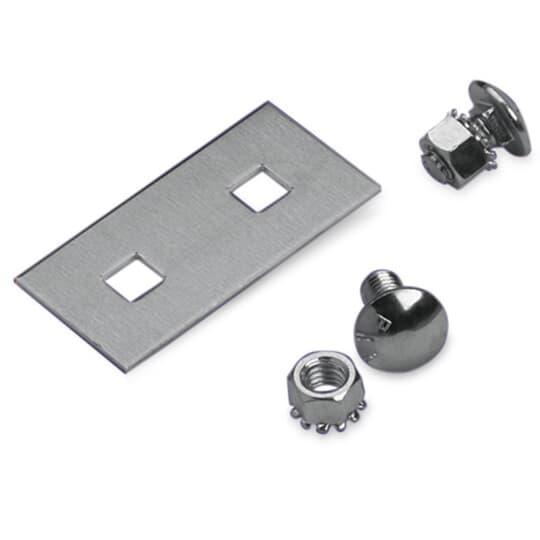 Cable Tray ALTW04CCS Standard Splice Plate, 4 in W Tray, Aluminum