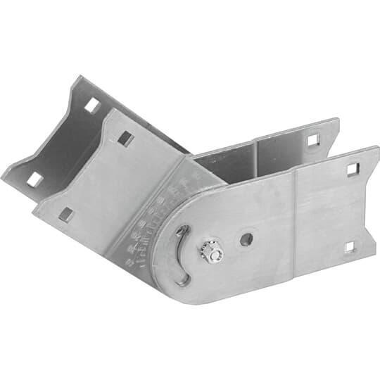 Cable Tray ABW4VSP Adjustable Vertical Splice Plate, 4 in H, Aluminum