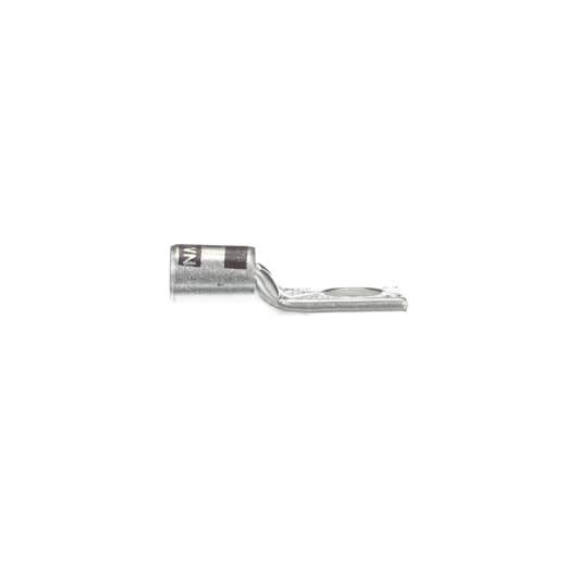 Color-Keyed® 54143-TB 1-Hole Compression Connector Lug, 2 AWG Copper Conductor, Die Code: 33, 3/8 in Stud, Copper