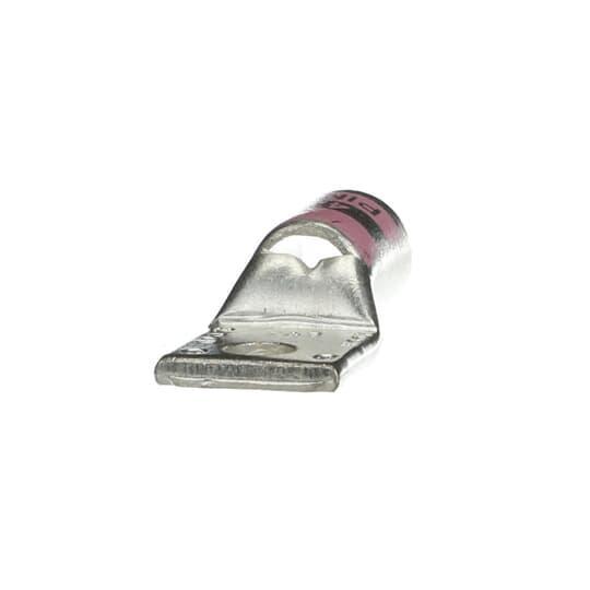 Color-Keyed® 54152-TB 1-Hole Compression Connector Lug, 1/0 AWG Copper Conductor, Die Code: 42, 1/4 in Stud, Copper