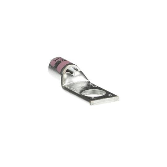 Color-Keyed® 54155-TB 1-Hole Compression Connector Lug, 1/0 AWG Copper Conductor, Die Code: 42, 1/2 in Stud, Copper