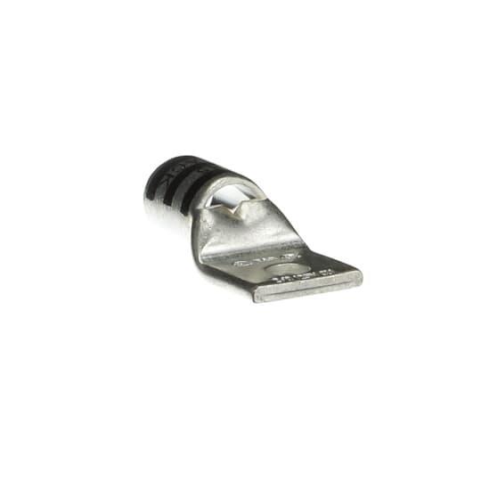 Color-Keyed® 54157 1-Hole Compression Connector Lug, 2/0 AWG Copper Conductor, Die Code: 45, 1/4 in Stud, Copper