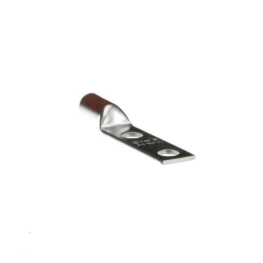 Color-Keyed® 54864BE 2-Hole Compression Connector Lug, 3/0 AWG Copper Conductor, Die Code: 50, 1/2 in Stud, Copper