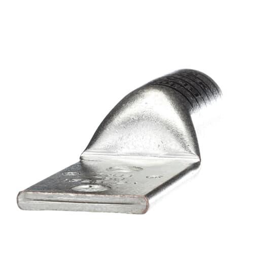 Color-Keyed® 54880BE 2-Hole Compression Connector Lug, 750 kcmil Copper Conductor, Die Code: 106, 1/2 in Stud, Copper