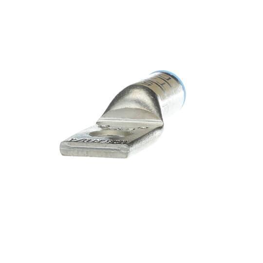 Color-Keyed® 60132 1-Hole Compression Connector Lug, 1/0 AWG Aluminum/Copper Conductor, Die Code: 50, 1/2 in Stud, Aluminum
