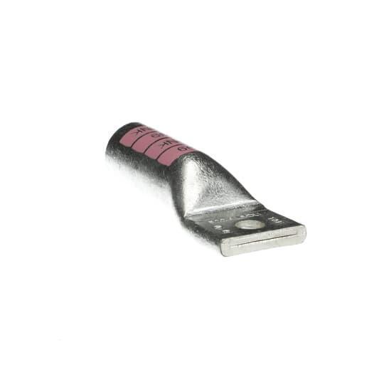 Color-Keyed® 60171 1-Hole Compression Connector Lug, 500 kcmil Aluminum/Copper Conductor, Die Code: 99H, 1/2 in Stud, Aluminum
