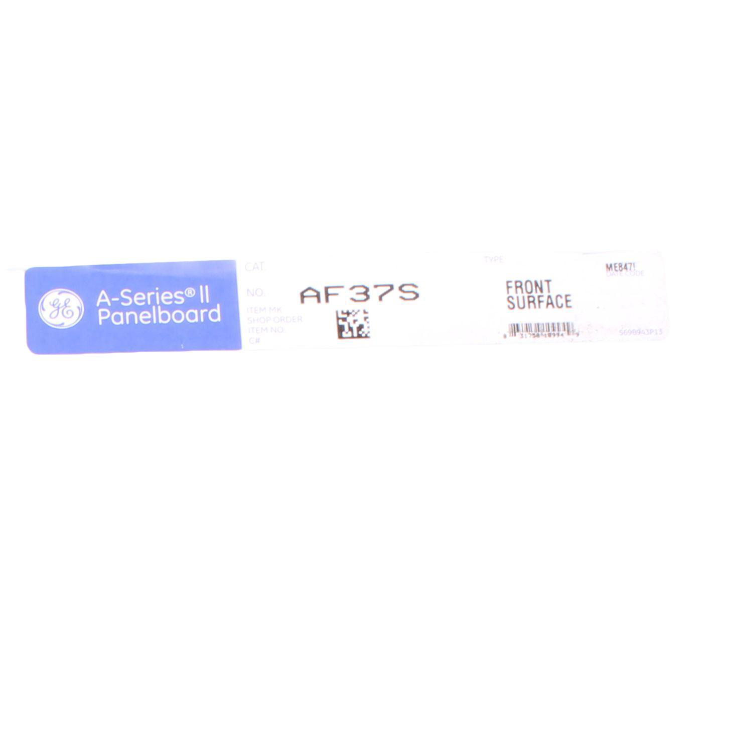 GE AF37S A-Series™ II Standard Panelboard Front Trim, 37-1/2 in L x 20 in W, For Use With A-Series™ II Pro-Stock™ Panelboard, Steel, Surface Mount