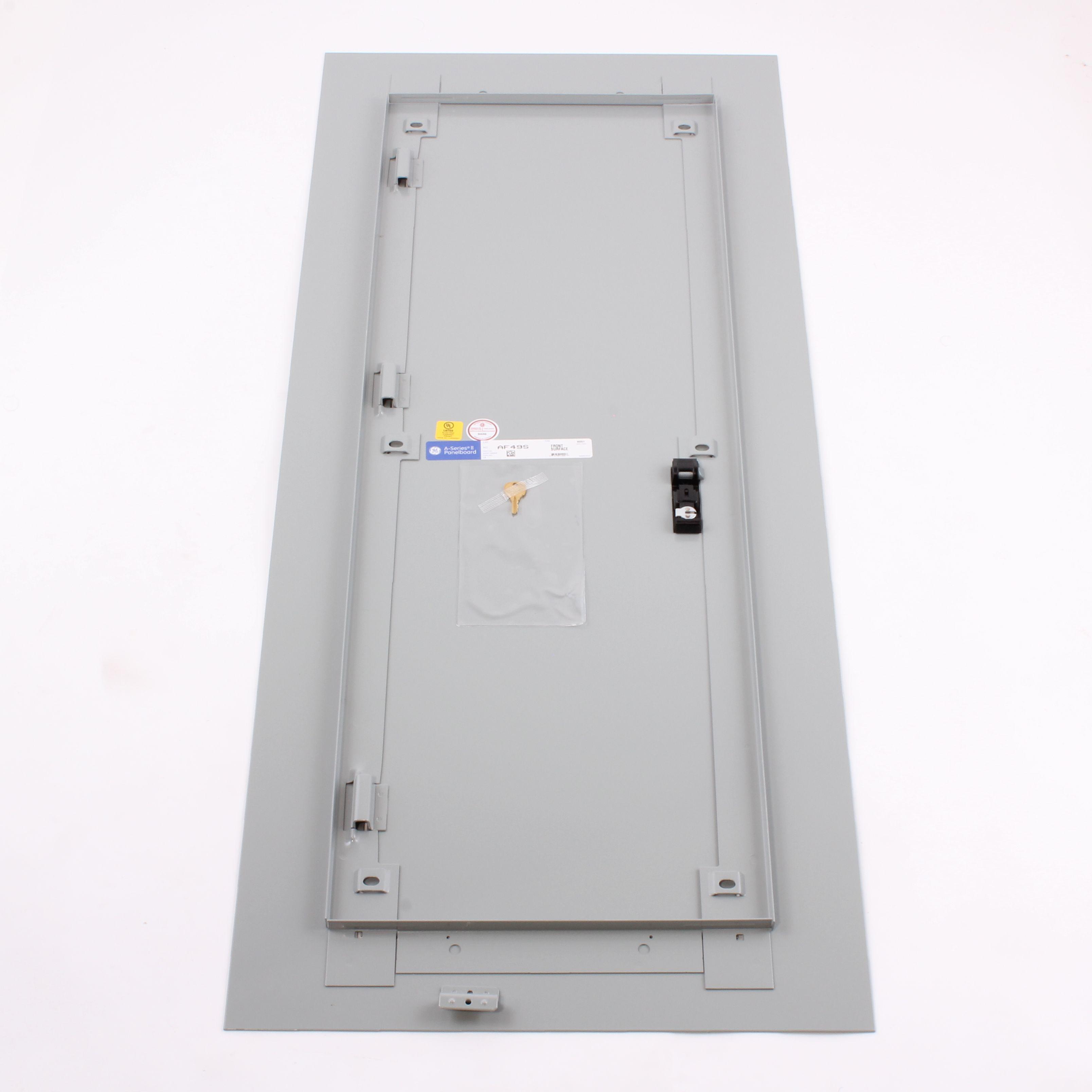 GE AF49S A-Series™ II Standard Panelboard Front Trim, 49-1/2 in L x 20 in W, For Use With A-Series™ II Pro-Stock™ Panelboard, Steel, Surface Mount