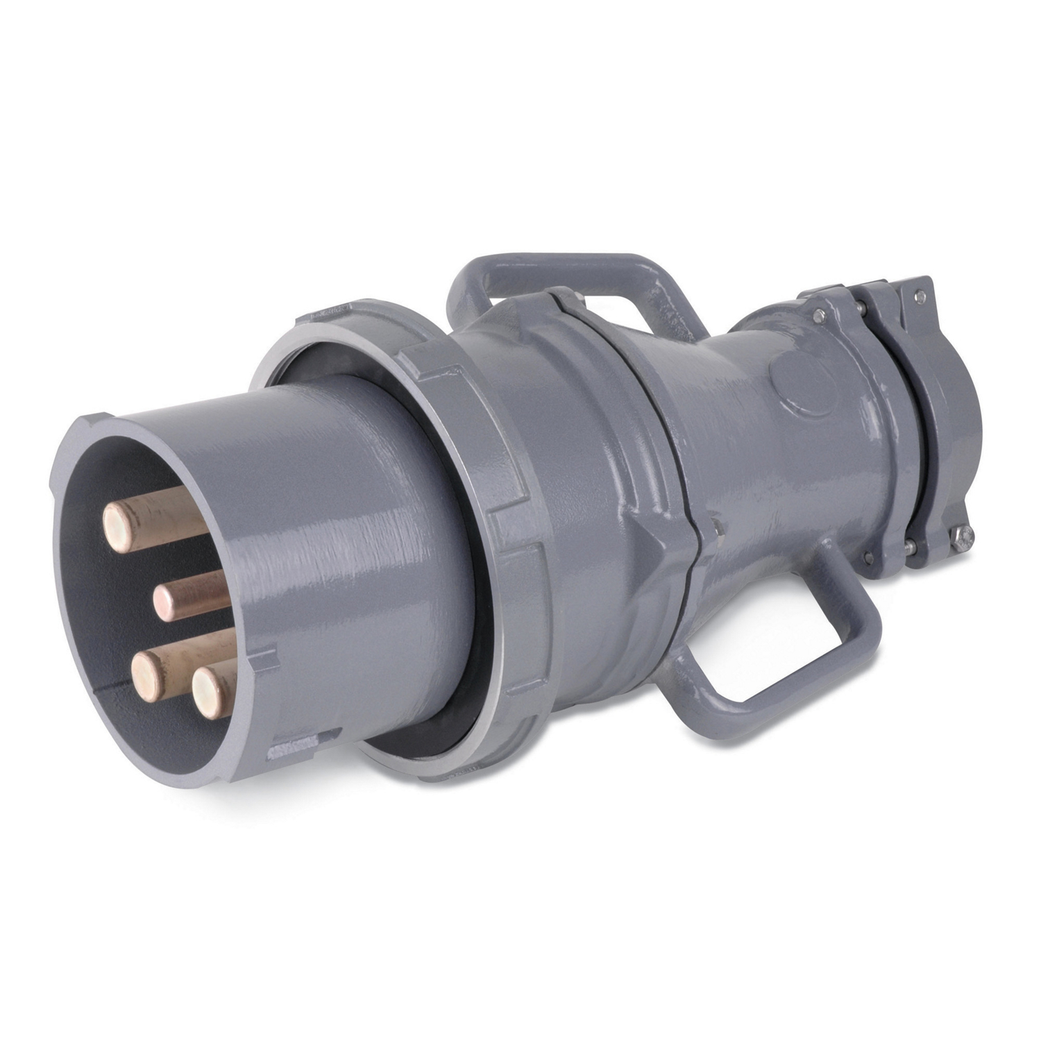 Russellstoll® MaxGard® DS4404MP000 Male Plug, 480 VAC, 400 A, 3 Poles, 4 Wires