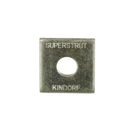 Superstrut® AB241-1/2 Square Washer, 1/2 in, 1/4 in THK, Steel