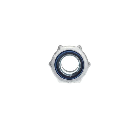 T&B® Industrial Fitting 5232AL Non-Insulated Straight Liquid Tight Conduit Connector, 1/2 in Trade, Aluminum, Zinc Plated/Clear Chromate