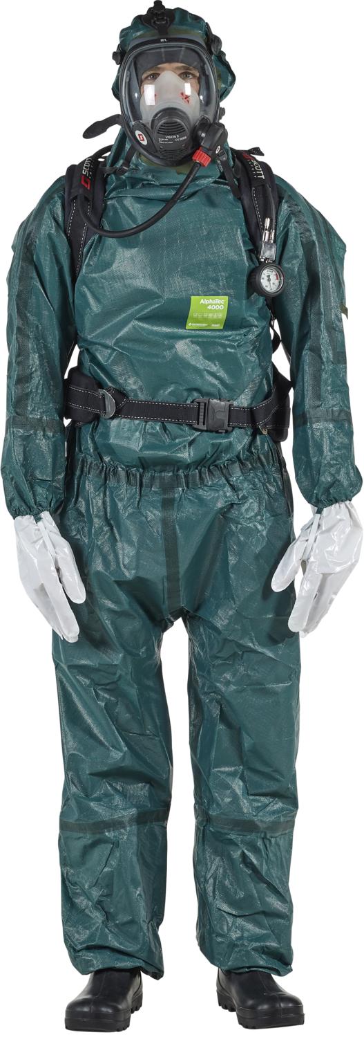 AlphaTec® G40T151B Chemical-Resistant Cover Encapsulated Suit
