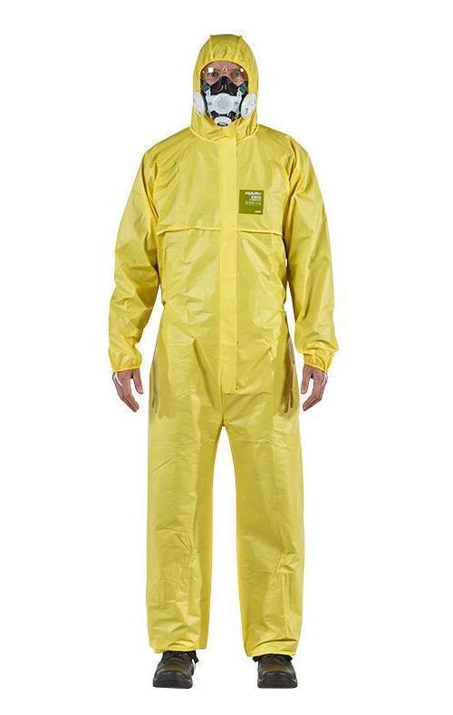 AlphaTecВ® 2300 STANDARD - Model 111 Chemical Barrier Medium Duty Bound Hooded Coverall