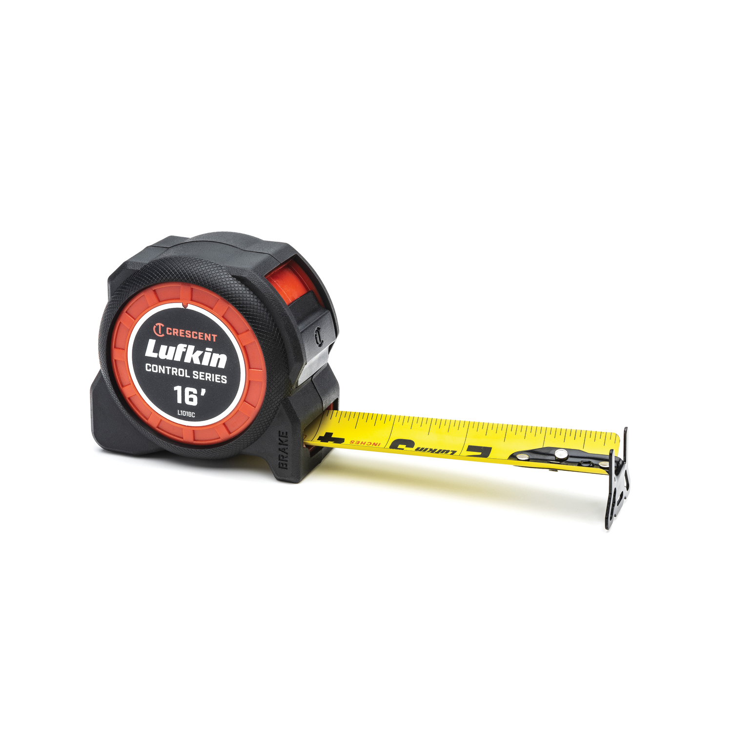 Crescent® L1016C Command Control Yellow Clad Tape Measure, 16 ft L x 1-3/16 in W Blade, Imperial Measuring System