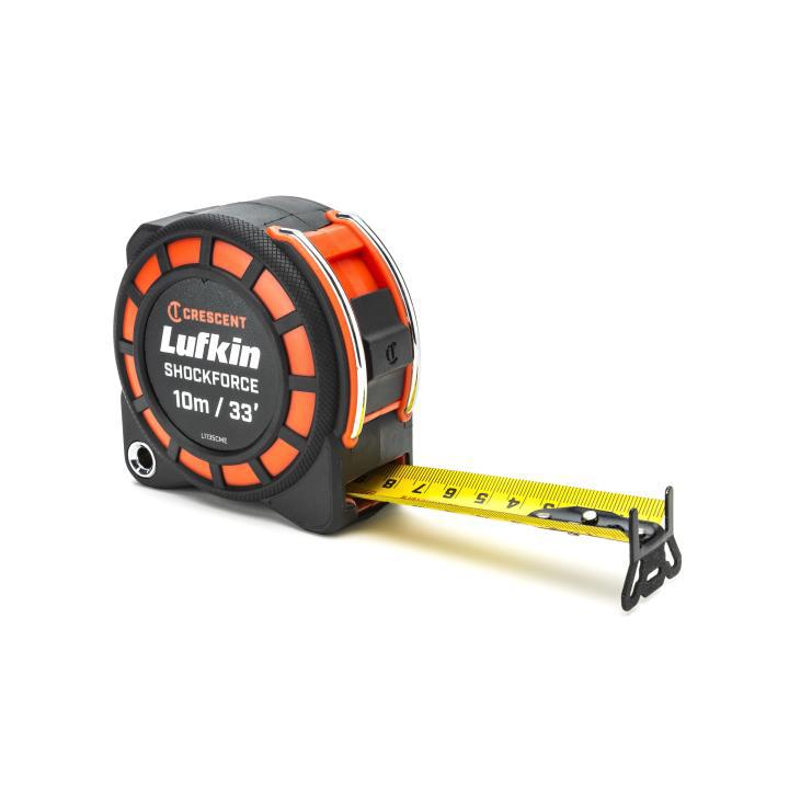 Crescent® L1135CME-02 Shockforce G1 Tape Measure, 33 ft L Blade x 1-3/16 in W Blade
