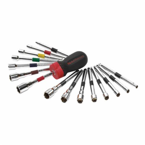GEARWRENCH® 8916D Nutdriver Set, 16 Pieces, Contoured/Stubby Handle