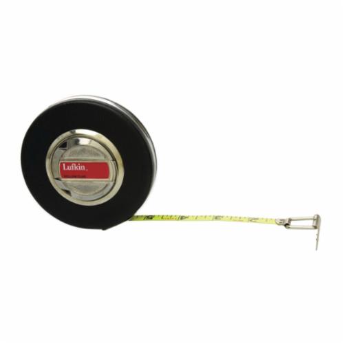 Crescent® HW223ME Banner® Tape Measure, 50 ft L x 3/8 in W Blade, Steel Blade, 1/8ths, 1 mm Graduation