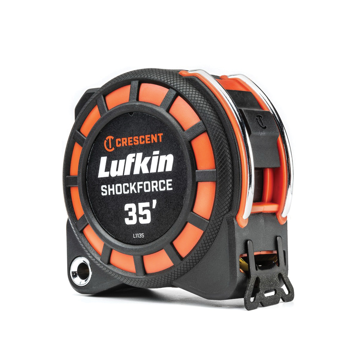 Crescent® L1135 Shockforce™ 2-Sided Tape Measure, 35 ft L x 1-3/16 in W Blade, Steel Blade