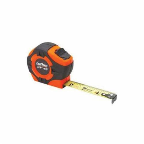 Crescent® PHV1312 Measuring Tape, 12 ft L x 3/4 in W Blade, Imperial/Metric Measuring System