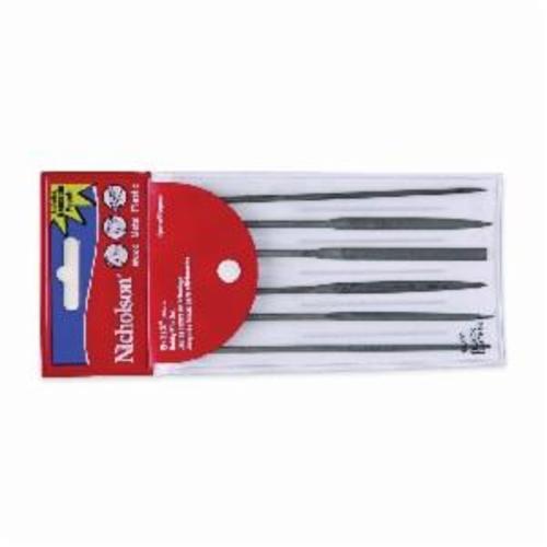 Crescent® 42030L American Pattern Miniature Hobby File Set, 6 Pieces, Fine Cut