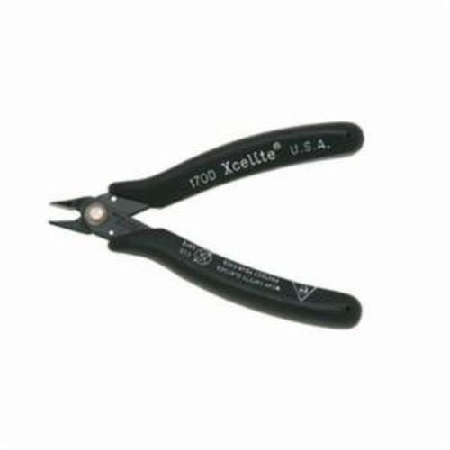 Weller® 170D General Purpose Low Profile Shear Diagonal Cutter, 20 AWG THK Max Wire, 3/4 in L x 11/32 in W x 1/2 in THK Carbon Steel Jaw, 5 in OAL, Flush Cut