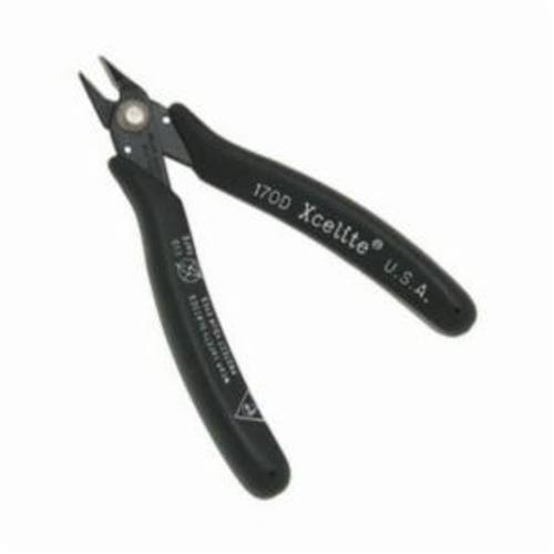 Weller® 175D General Purpose Low Profile Shear Diagonal Cutter, 20 AWG THK Max Wire, 3/4 in L x 11/32 in W x 1/2 in THK Carbon Steel Jaw, 5 in OAL, Flush Cut