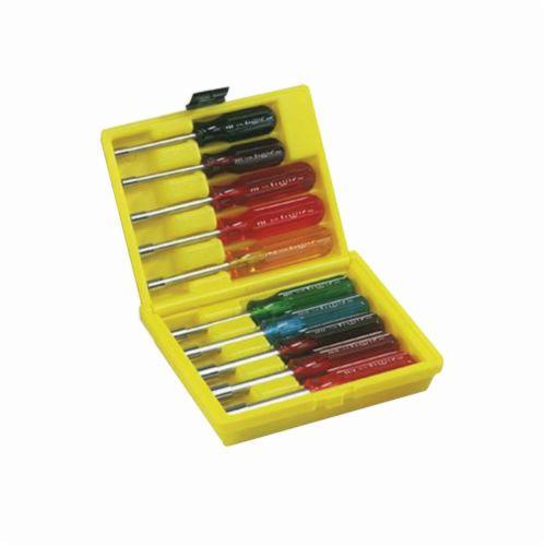 Weller® HS618 Nut Driver Set, 10 Pieces, Steel