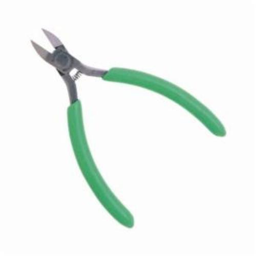 Weller® MS543JV Diagonal Cutter Plier, 22 to 25 AWG/20 AWG THK Max Wire, 15/32 in L x 7/16 in W x 9/32 in THK Forged Alloy Steel Relieved Tapered Jaw, 4 in OAL