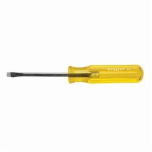 Weller® S3163 Regular Screwdriver, 3/16 in Slotted, Vanadium Steel Shank, 6-5/8 in OAL, Plastic Handle, Polished Chrome, AISI 6150