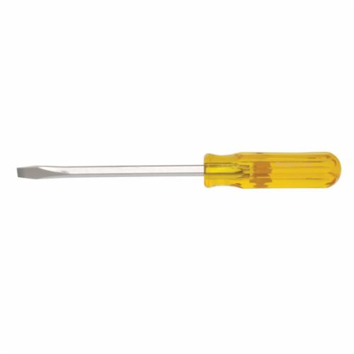 Weller® S5166 Regular Screwdriver, 5/16 in Slotted, Vanadium Steel Shank, 10-1/2 in OAL, Plastic Handle, Polished Chrome, AISI 6150