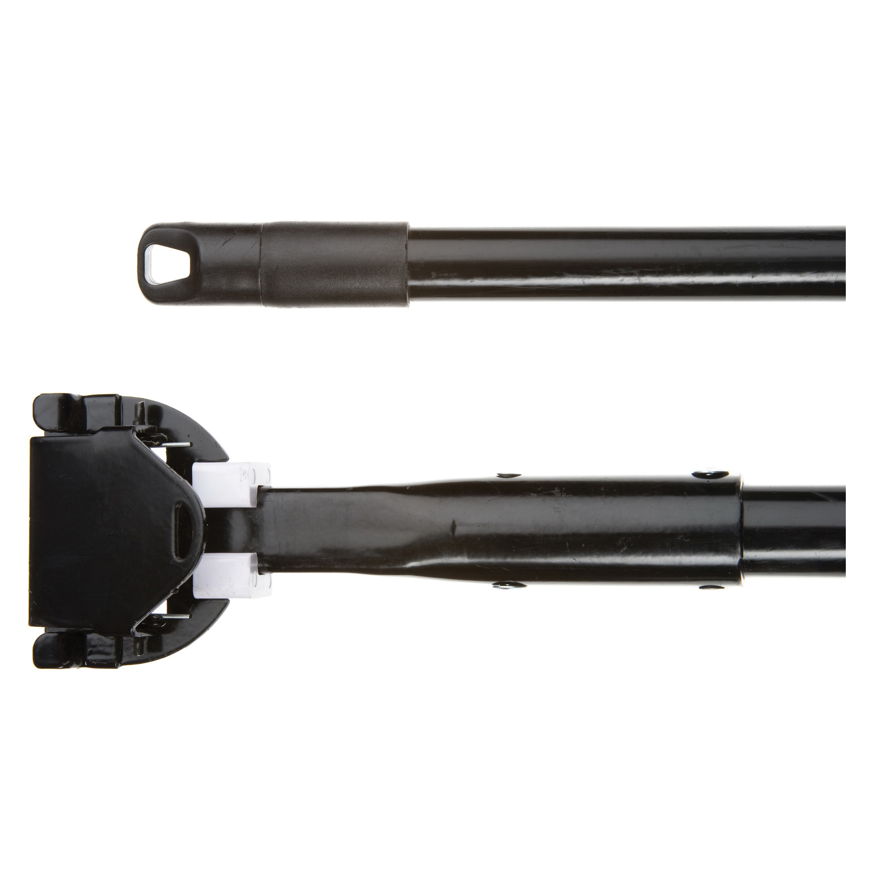 AGF 14600 Dust Mop Handle, 60 in L, Metal/Vinyl, Clamp Connection