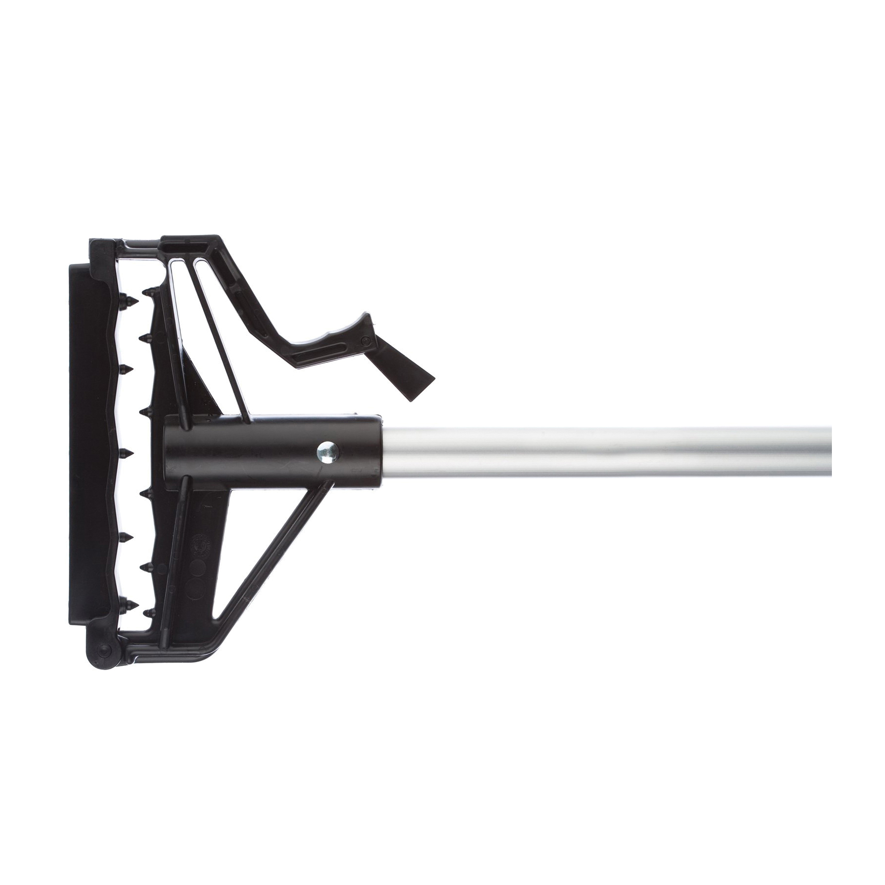 AGF 1680 Wet Mop Handle, 60 in L, Aluminum/Polymer, Quick-Connect Connection