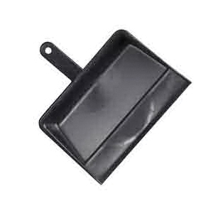 AGF 181 Heavy Duty Dust Pan, 12 in W, Plastic, Black