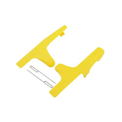 Bradley® S45-2676 Flip Cover Kit, For Use With Halo® Eye Wash and Eye/Face Wash, Specifications Met: ANSI/ISEA Z358.1-2014