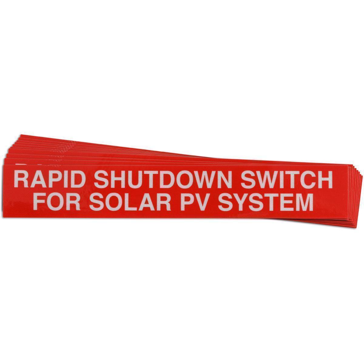 Brady® 149848 Pre-Printed Rectangle Warning Label, 1 in H x 6-1/2 in W x 0.012 in THK, Red on Reflective, B-921 Acrylic