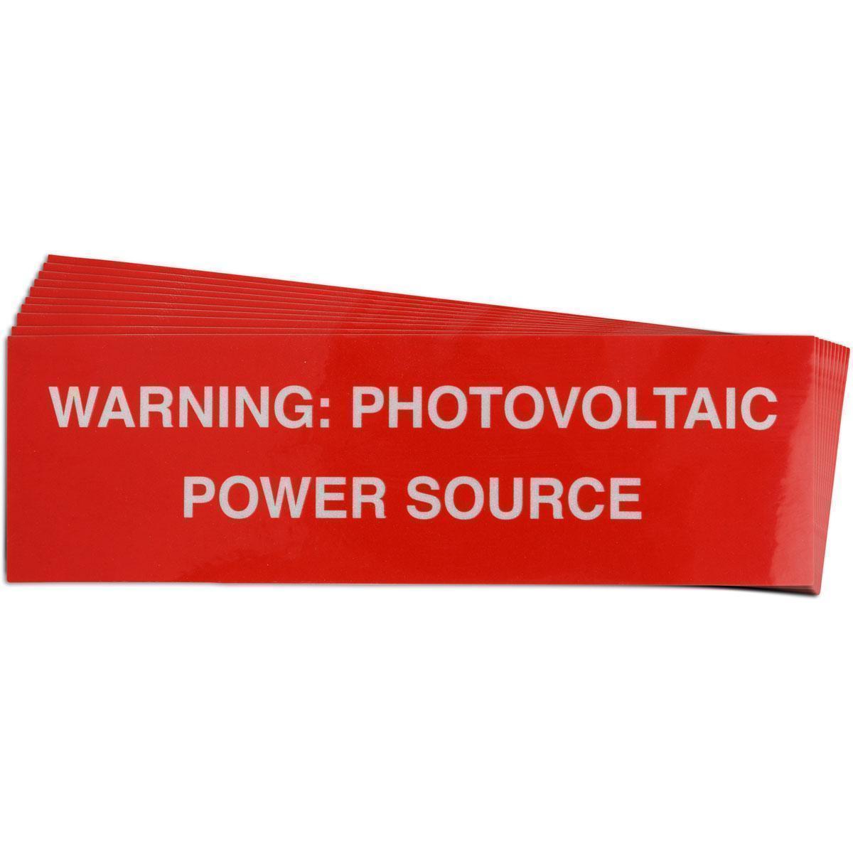 Brady® 149849 Pre-Printed Rectangle Warning Label, 1 in H x 6-1/2 in W x 0.012 in THK, Red on Reflective, B-921 Acrylic