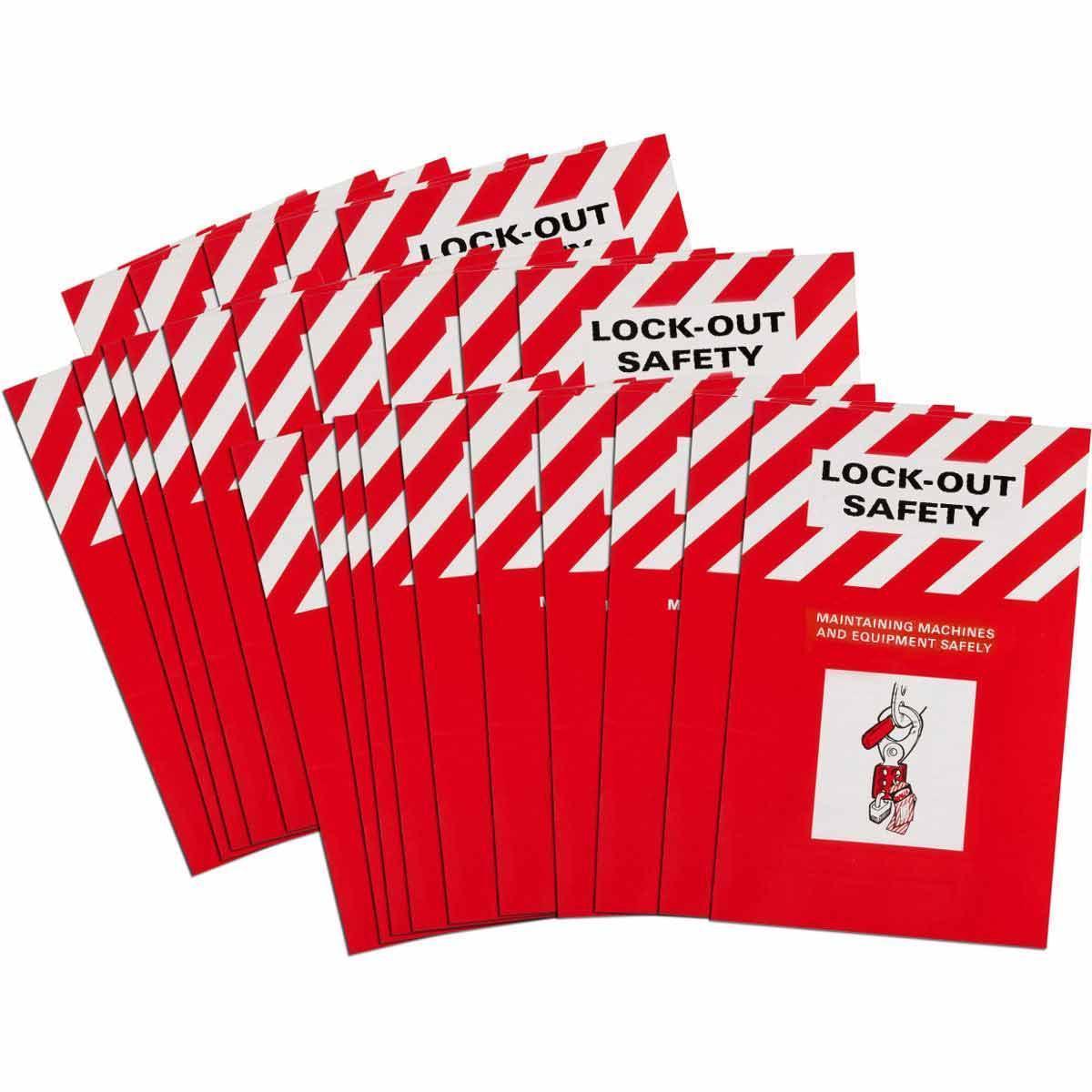Brady® Prinzing® 2112 Lockout Booklet, English, Lockout Tagout, 16 Pages, Booklet Book Format