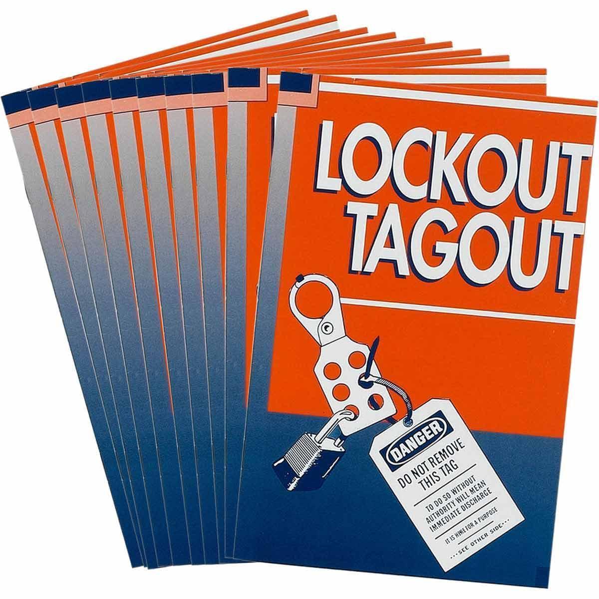 Brady® 66219 Lockout/Tagout Handbook, English, 16 Pages, Handbook Book Format