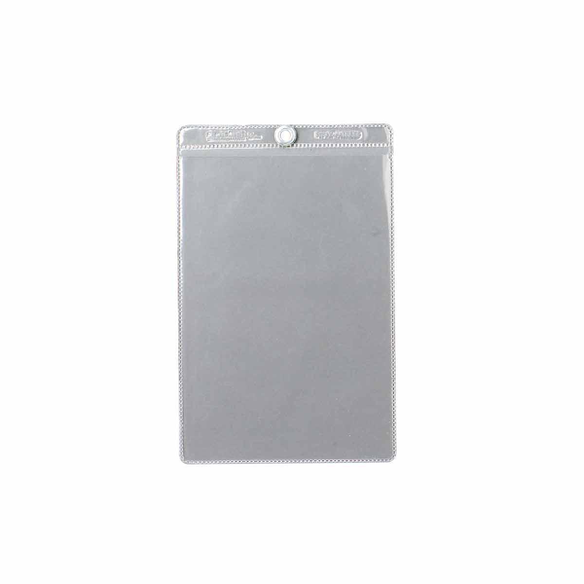 Brady® 81763 Open End Utility Protective Envelope, 6-1/2 in H x 4-1/2 in W, Vinyl, Clear