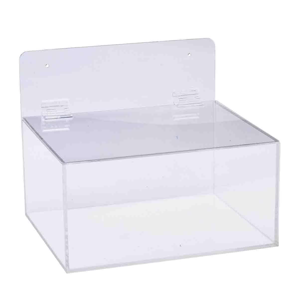 Brady® MPPE PPE Dispenser, 11-1/2 in W x 9-1/2 in D x 9-1/2 in H, Clear, Acrylic