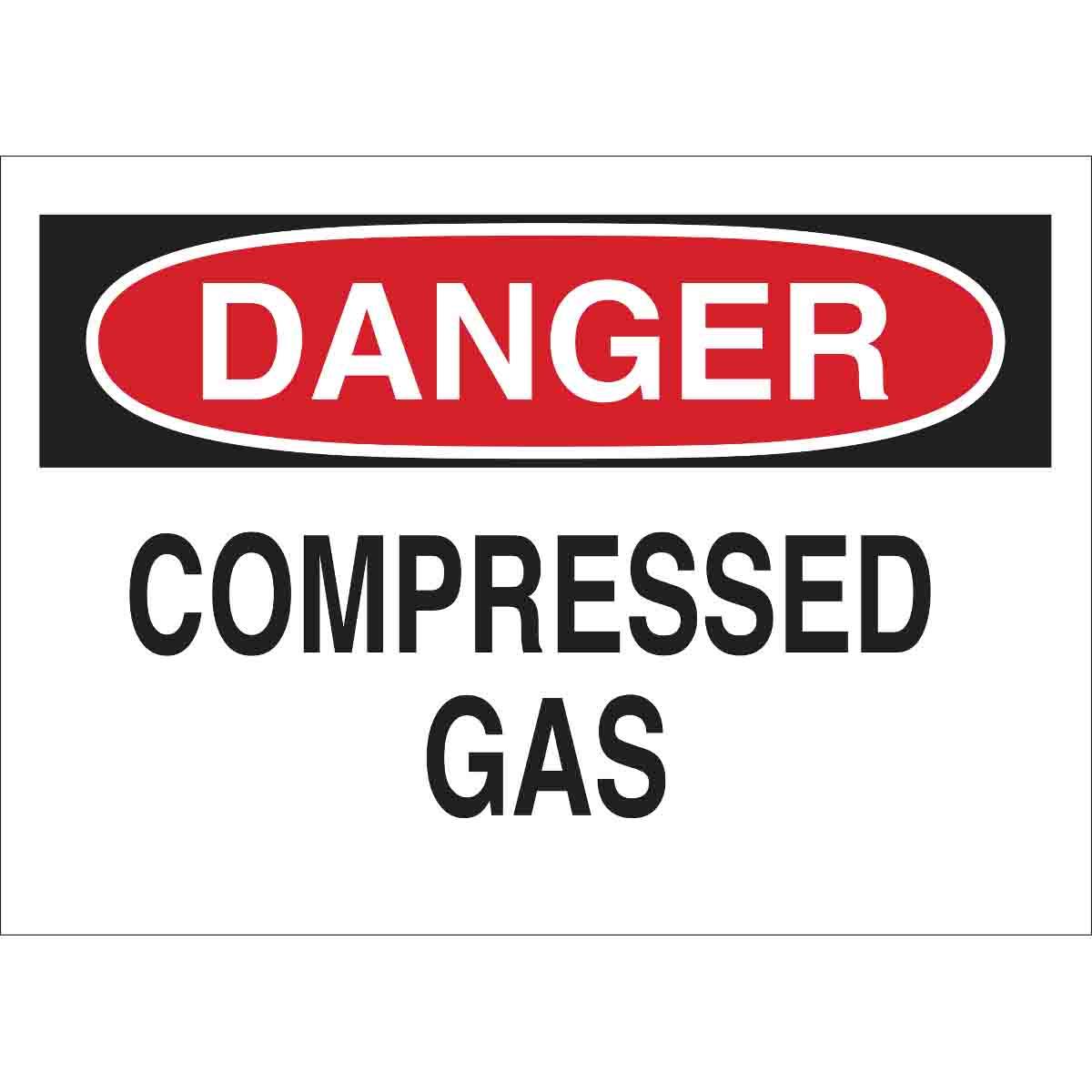 Brady® 84366 High Performance Laminated Rectangle Chemical and Hazardous Material Sign, DANGER, Text, B-302 Polyester, Self-Adhesive Mount, 10 in H x 14 in W, English