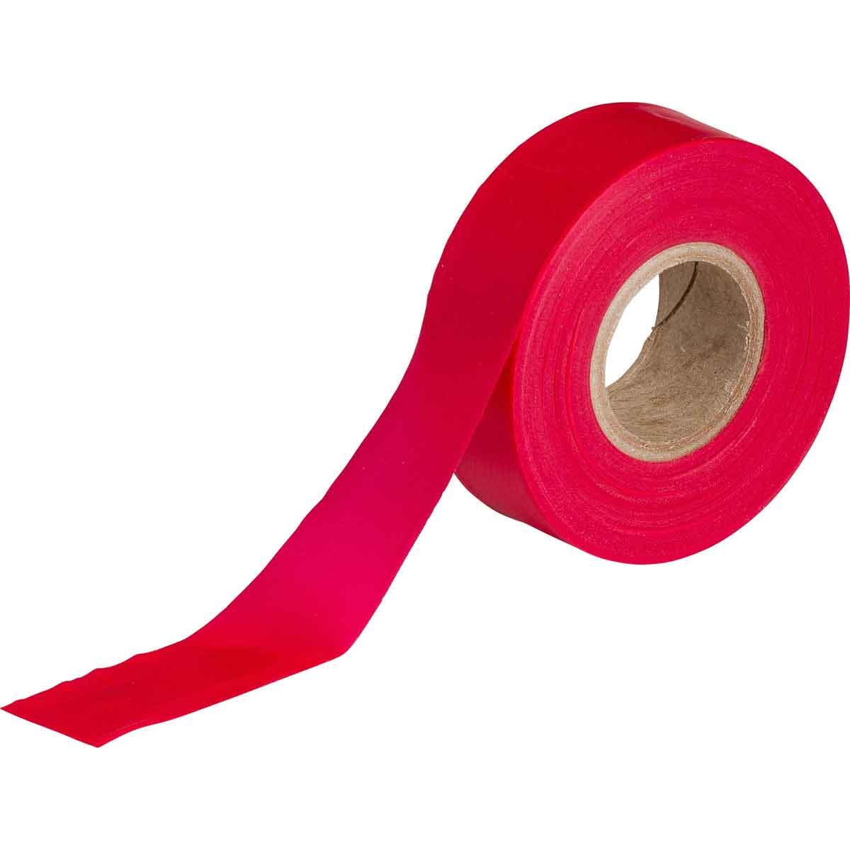Brady® 58346 Non-Adhesive Flagging Tape, Red, 300 ft L x 1.188 in W